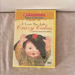 ⭐️ Scholastic Video Collection DVD Love You Like Crazy Cakes 2000 Jane Dyer New
